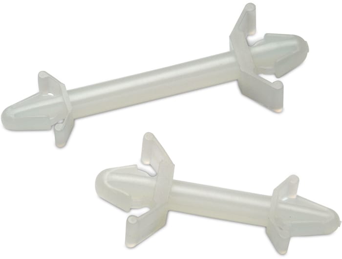 709610600, 9.52mm High Nylon Support Post for 4mm PCB Hole, 5mm Base