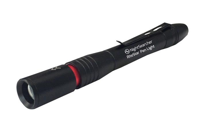 Nightsearcher Pen Torch - Rechargeable 50 lm, 150 mm