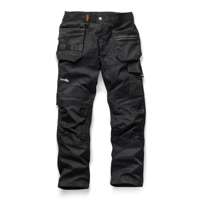 Mens slim fit black work trousers hotsell
