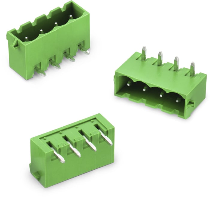 Wurth Elektronik WR-TBL Series PCB Terminal Block, 7-Contact, 5.08mm Pitch, Through Hole Mount, 1-Row, Solder