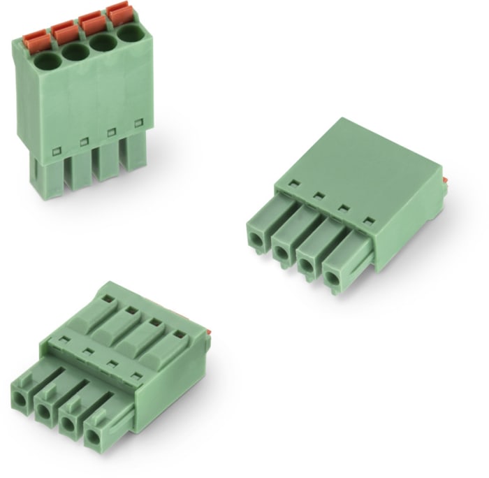 Wurth Elektronik, 3.81mm Pitch, WR-TBL, 10 Way, Vertical, Pluggable Terminal Block, Plug, Cable Mount, Solder