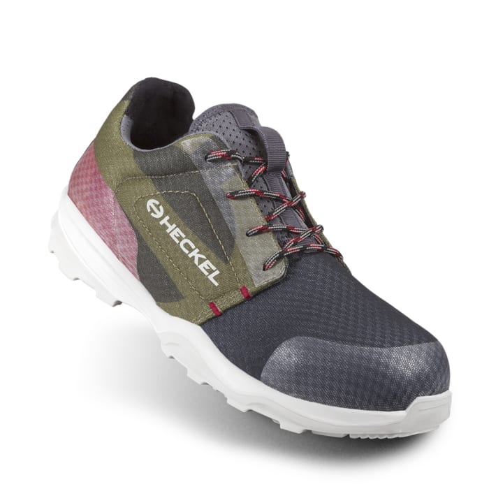 Heckel RUN-R 510 Men's Grey Composite Toe Capped Safety Trainers, UK 3.5, EU 36