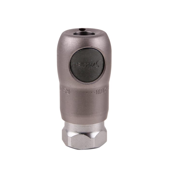 Staubli, RSI06.1101 Çabuk Bağlantı Kaplini, Paslanmaz Çelik, G 1/4 Dişi, Dişli