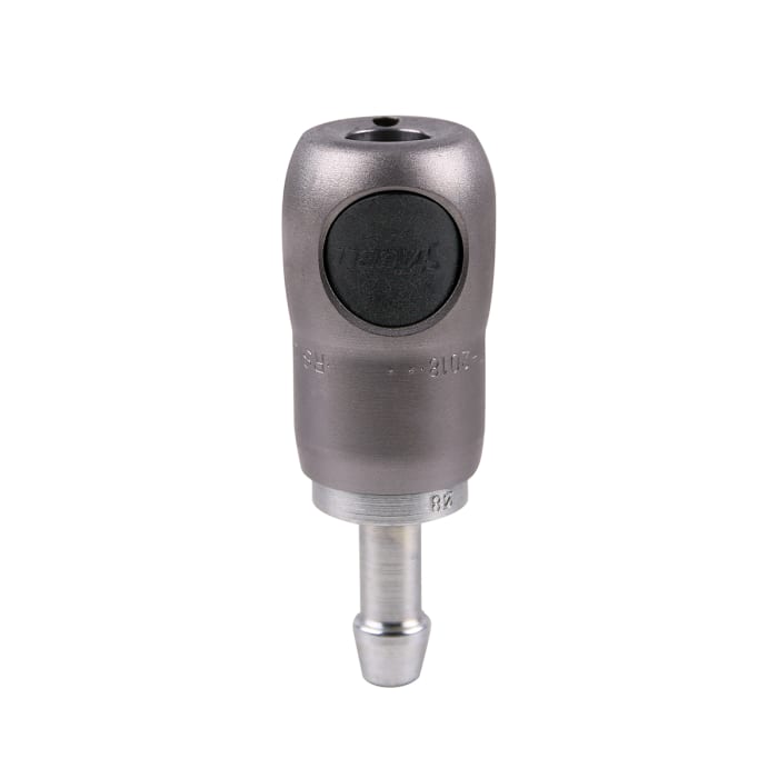 Staubli ? Fluid Connectors Stainless Steel Male Safety Quick Connect Coupling, 10mm Hose Barb
