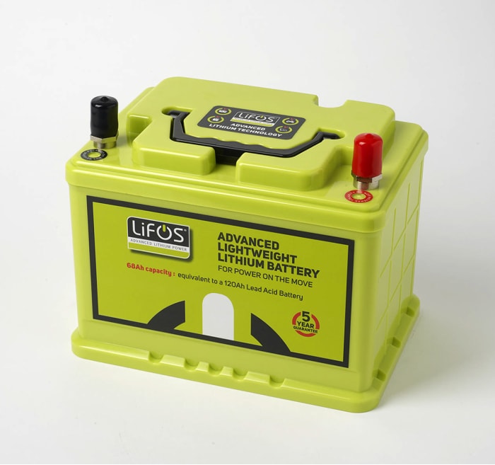 Accumulateur 12.8V 68Ah Lithium phosphate LIFOS