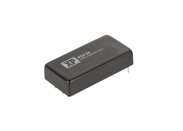 XP Power RDF25 DC/DC Converter, 12V/ 1670 mA, 160V dc Input, 16V Input 25 W, Through Hole, 100 °C Max Temp -40 °C Min