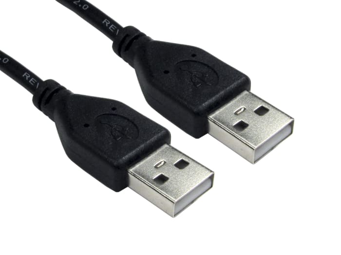 RS PRO RS PRO USB 2.0 Cable Male USB A to Male USB A Cable