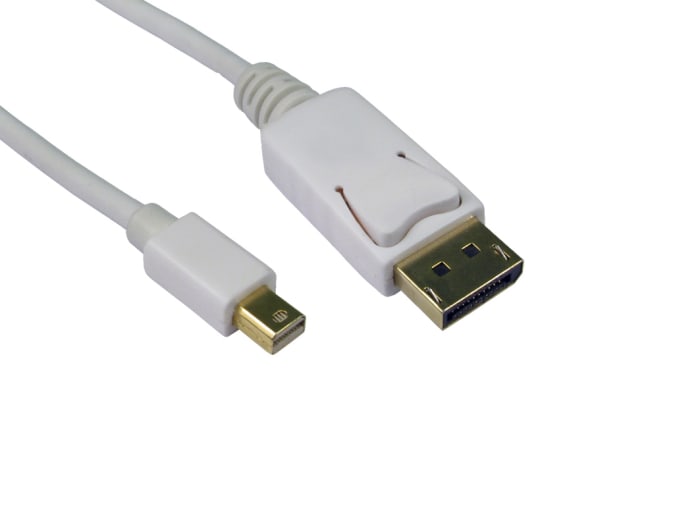 RS PRO Male Mini DisplayPort to Male DisplayPort, PVC  Cable, 1080p, 5m