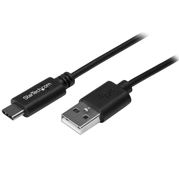 Cable USB 2.0 StarTech.com, con A. USB A Macho, con B. USB C Macho, long. 4m, color Negro