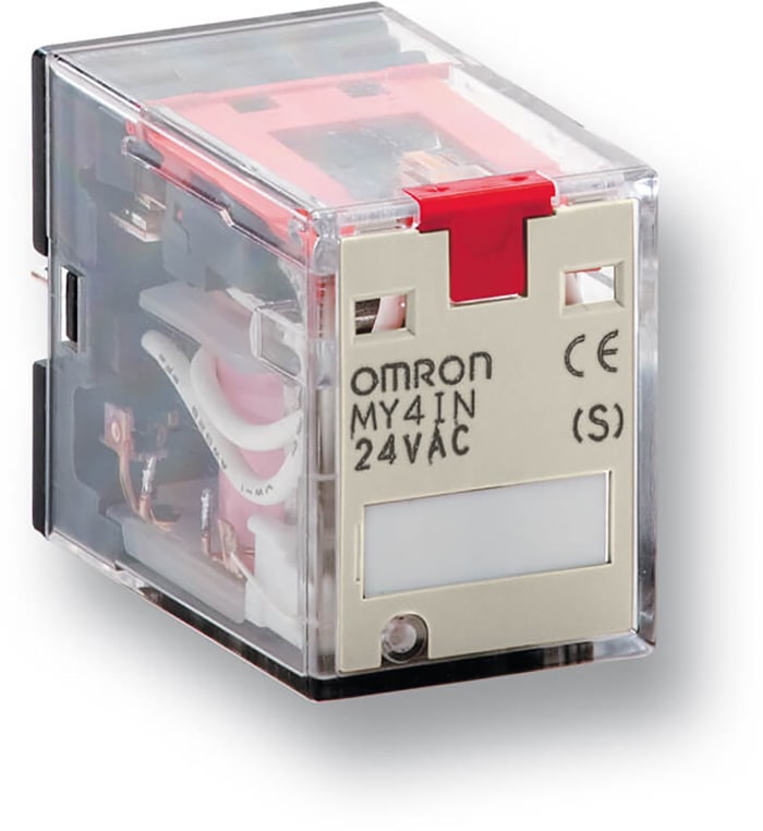 Omron Plug In Power Relay, 24V dc Coil, 3A Switching Current, 4PDT