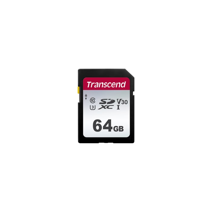 TS64GSDC300S Transcend | Transcend 64 GB SDXC SD Card, Class 10 