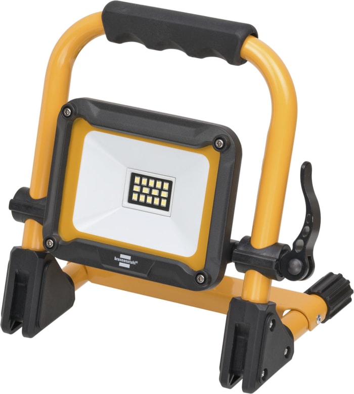 Luz de trabajo, brennenstuhl, 1171250133, Iluminación de Trabajo Portátil, LED, 10 W, 240 V, IP65, Aluminio, 200mm,