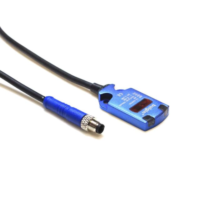 Fotoelektrický snímač, řada: SL 2 mm → 30 mm Červená LED Konektor M5, výstup: PNP IP67