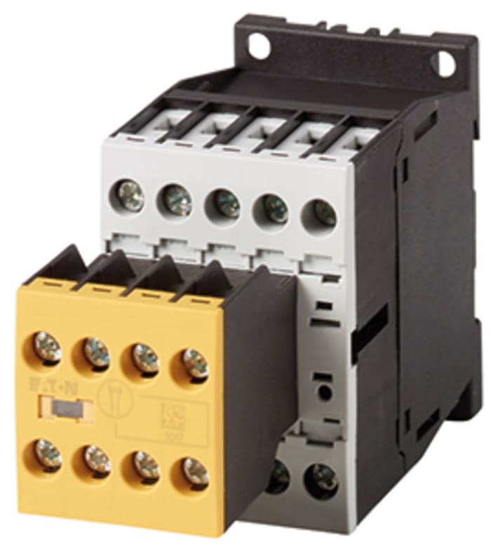 Eaton Contactor, 230 V ac @ 50 Hz, 240 V ac @ 60 Hz Coil, 3-Pole, 9 A, 3NO, 400 V ac