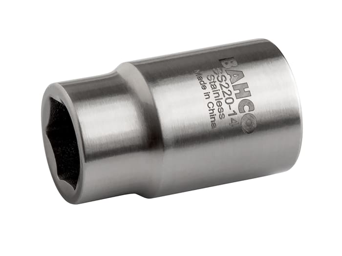 Bahco 1 2 in Drive 30mm Standard Socket 6 point 46 mm Overall Length
