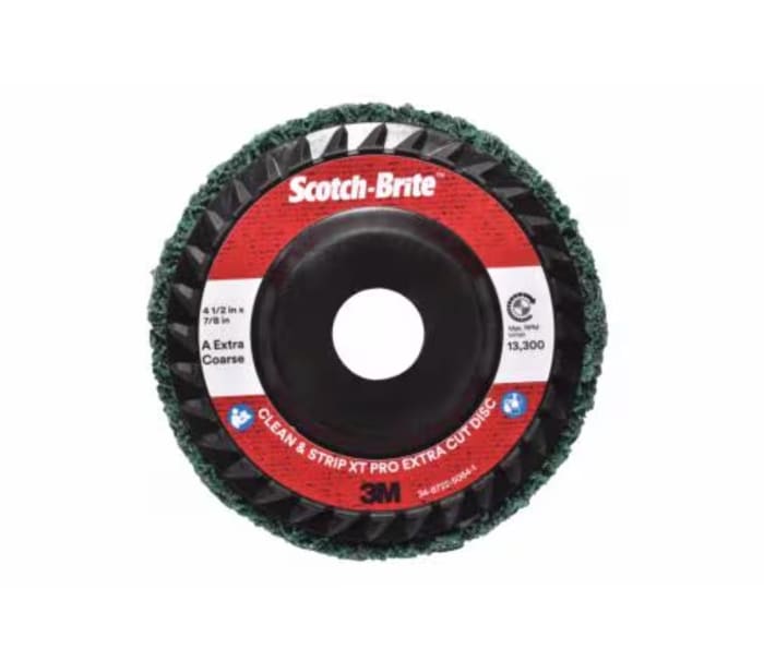 3M Aluminium Oxide Abrasive Disc Sanding, 125 mm, Extra Coarse Grade, 10 Grit