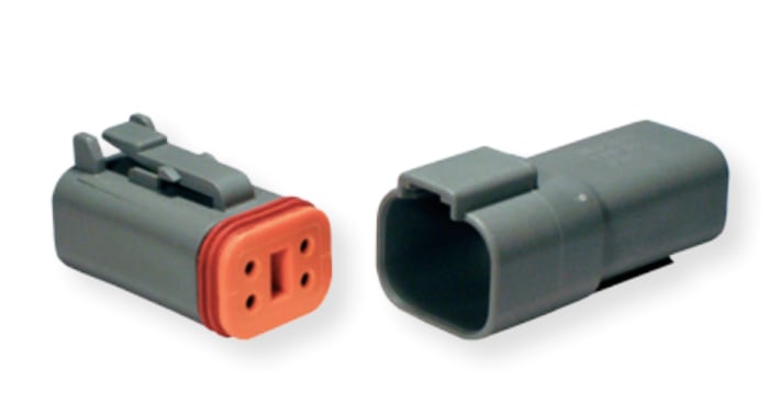 Conector de automoción Deutsch DT Macho de 6 vías