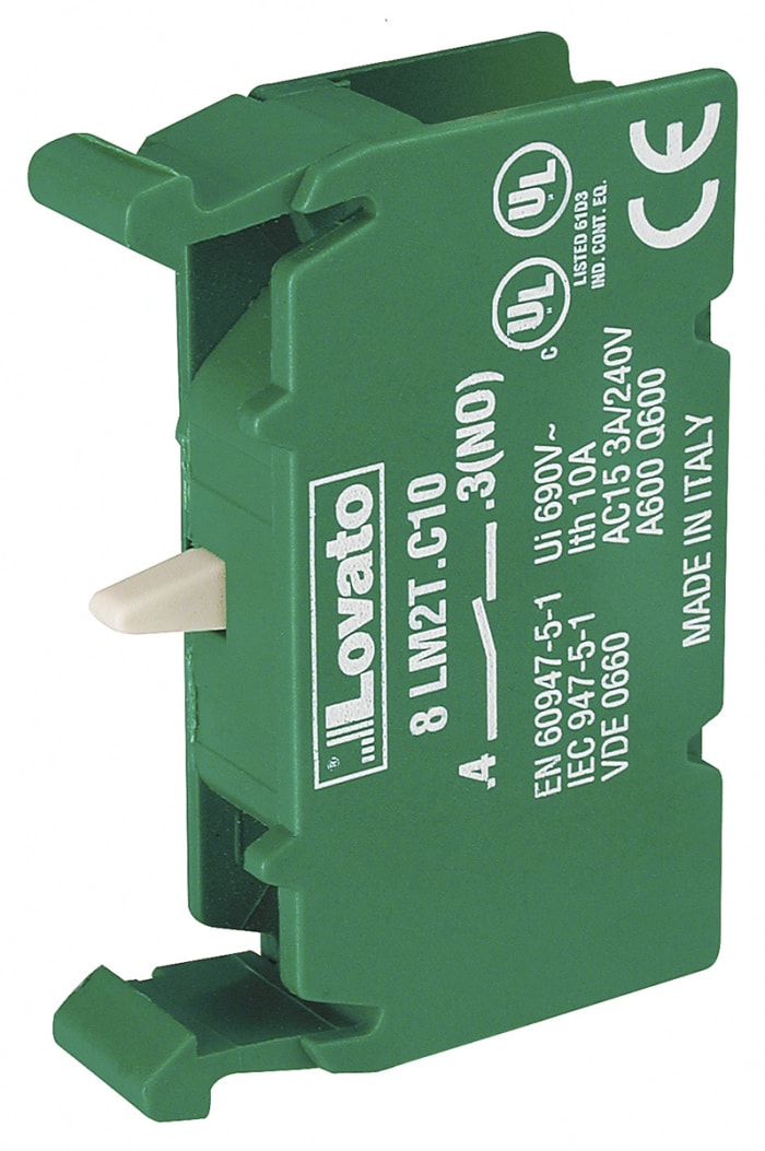 Lovato 8LM2T Contact Block - NO 690 V