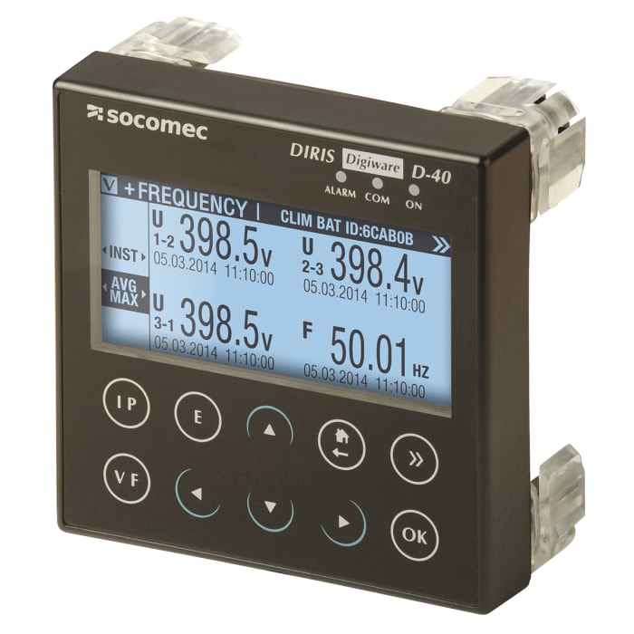 Socomec Digiware Display For Use With DIRIS Digiware Modules, RS485