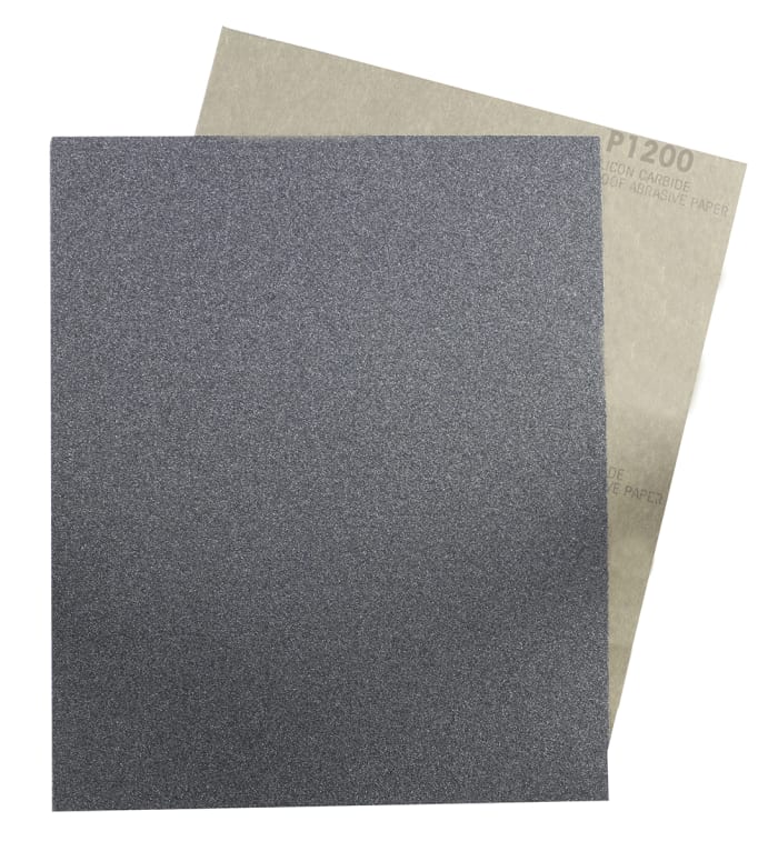RS PRO | RS PRO Sanding Sheet, 280 mm 230mm, P1200 Grit, Very Fine ...