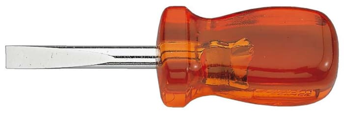 Facom Flat Screwdriver, 4 mm Tip, 40 mm Blade, 90 mm Overall