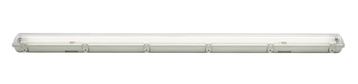 RS PRO 58 W Fluorescent Batten Light, 230 V Batten Damp Proof Light, 1 Lamp, Anti-corrosive, 1.56 m Long, IP65