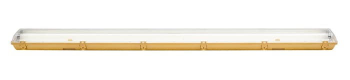 RS PRO 116 W Fluorescent Batten Light, 110 V Batten Damp Proof Light, 2 Lamp, Anti-corrosive, 1.56 m Long, IP65