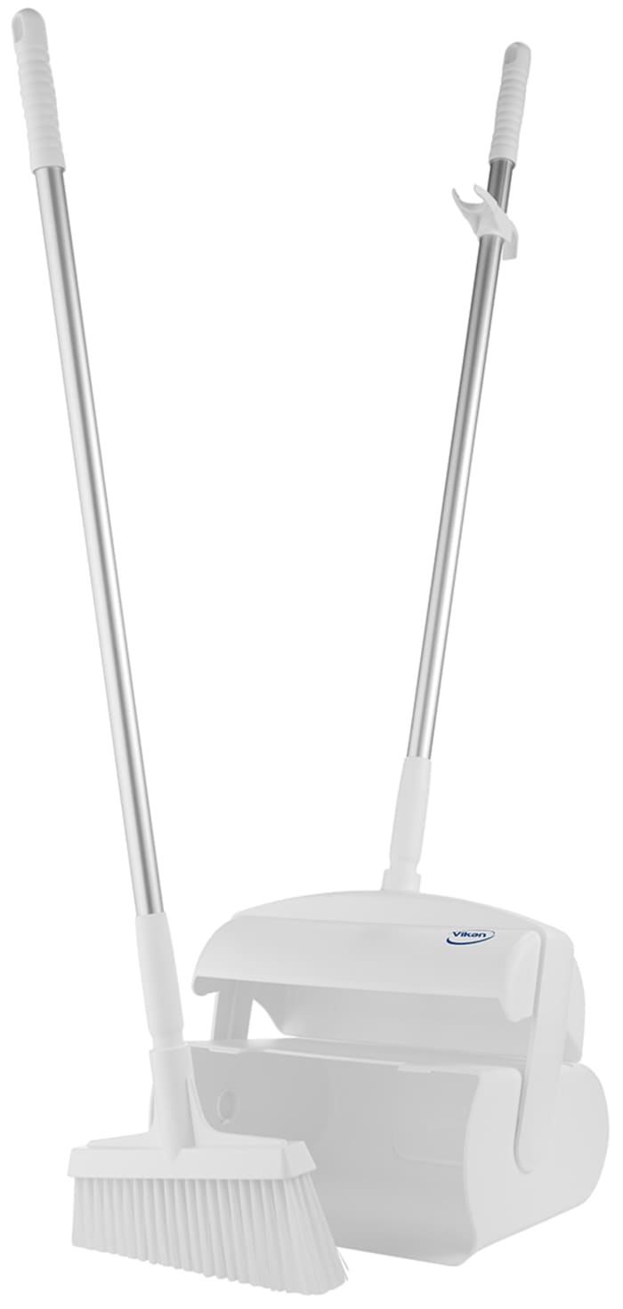 Vikan White Dustpan & Brush