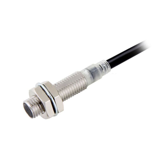 Omron Inductive Threaded Barrel Proximity Sensor, M8, 2 mm Detection, PNP NO, 10 → 30 V dc