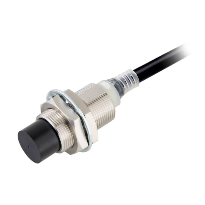 Omron Inductive Threaded Barrel Proximity Sensor, M18, 16 mm Detection, PNP NO, 10 → 30 V dc