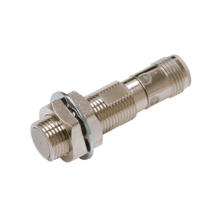 Omron Inductive Threaded Barrel Proximity Sensor, M12, 4 mm Detection, NPN NO, 10 → 30 V dc