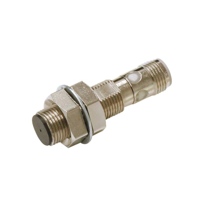 Omron Inductive Threaded Barrel Proximity Sensor, M12, 6 mm Detection, PNP NO, 10 → 30 V dc