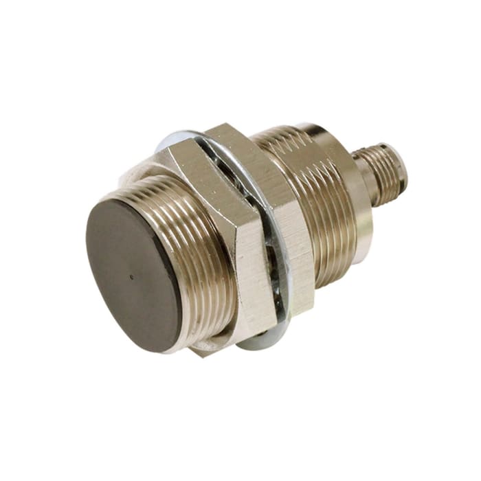 Omron Inductive Threaded Barrel Proximity Sensor, M30, 22 mm Detection, NPN NO, 10 → 30 V dc