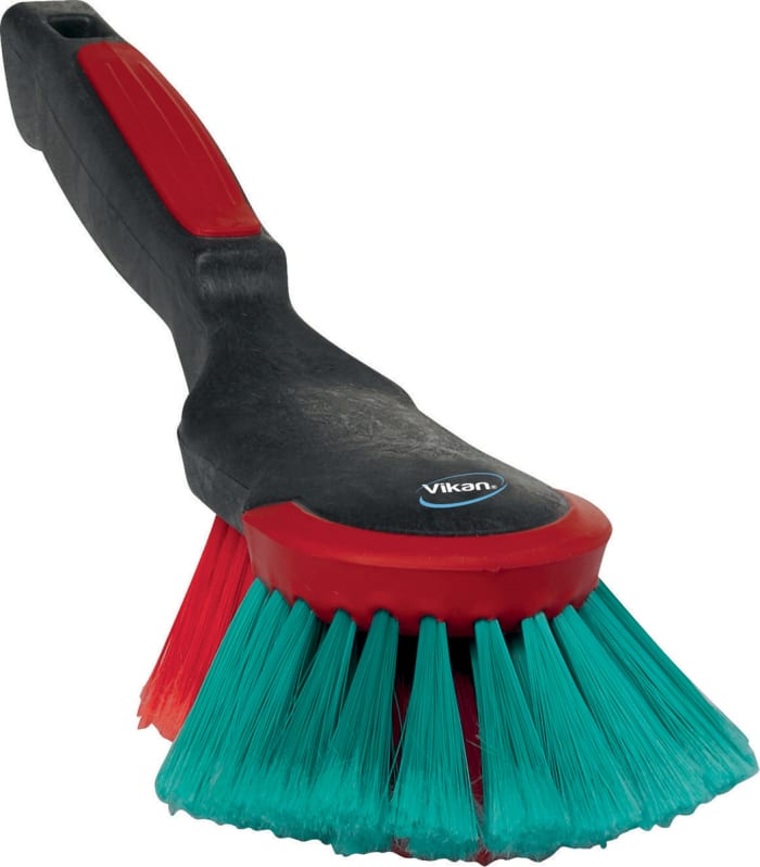 Vikan Black Scrubbing Brush, 40 mm bristle length, Polyester bristle material