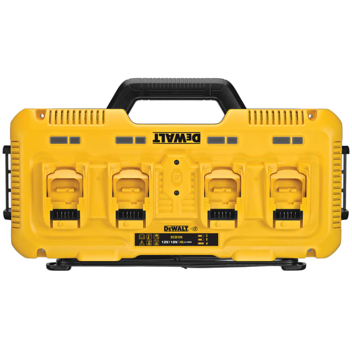 Dewalt 4 bay charger top
