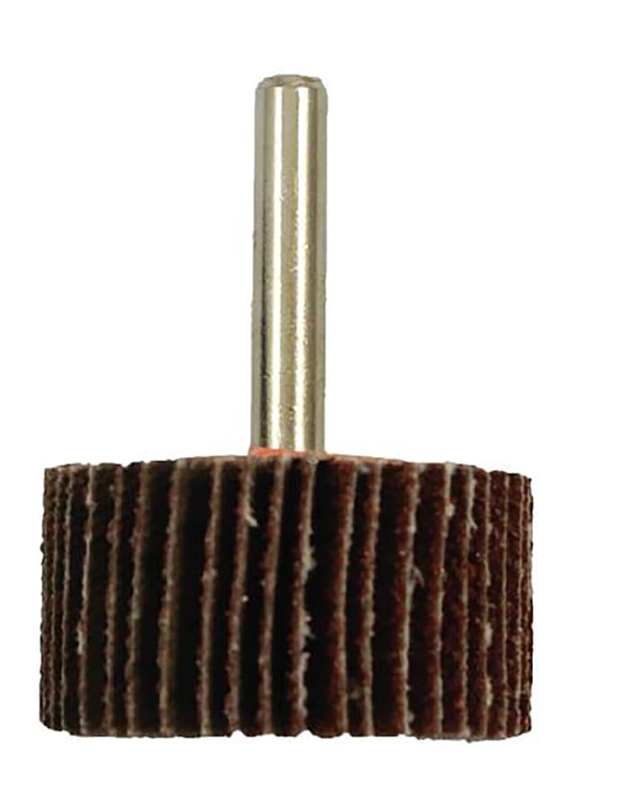 RS PRO Aluminium Oxide Flap Wheel, 40mm Diameter, P60 Grit