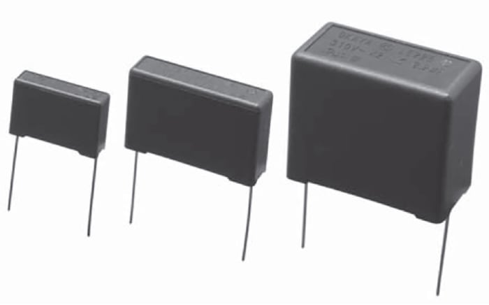 Okaya Electric Industries LE-MX Polypropylene Capacitor PP, 310V ac, ±10%, 470nF, Through Hole