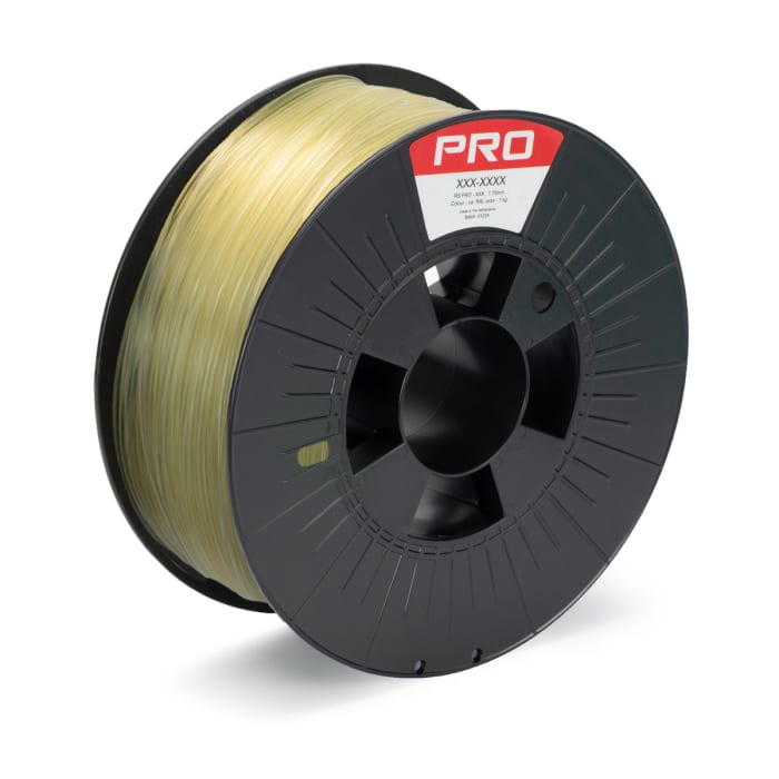 RS PRO 1.75mm Natural PVA 3D Printer Filament, 1kg