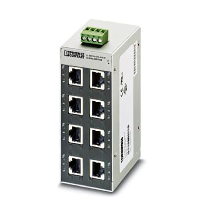 Phoenix Contact Ethernet Switch, 8 RJ45 Ports