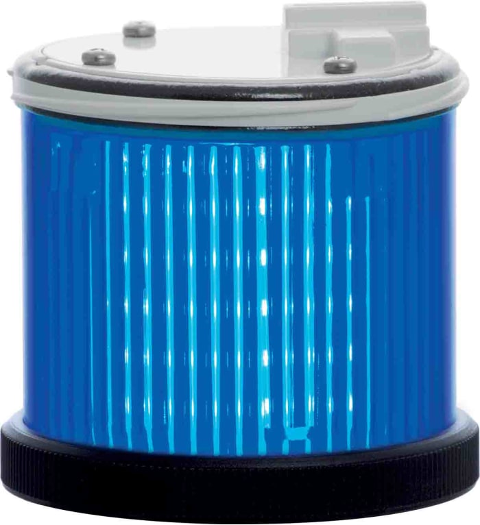 RS PRO Blue Steady, Flashing Effect Beacon Unit, LED Bulb 240V ac, AC, IP66