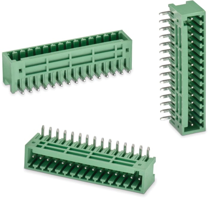 Wurth Elektronik, 2.5mm Pitch, 382, 7 Way, Horizontal, Pluggable Terminal Block, Header, PCB Mount, Solder Termination,