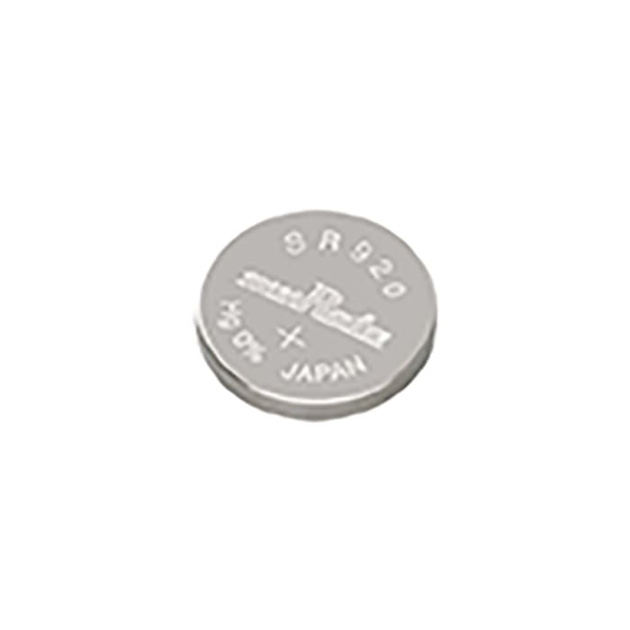 97384162 SR920/8MR1WW Murata, Murata SR920 Coin Battery, 1.55V, 9.5mm  Diameter, 191-7979