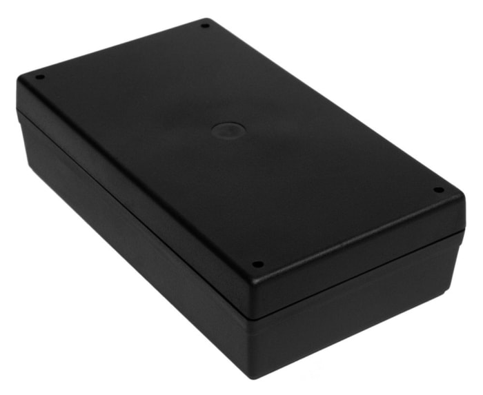 RS PRO | RS PRO Black ABS Enclosure, IP53, IK07 54.3 mm, 178.9 mm, 102. ...