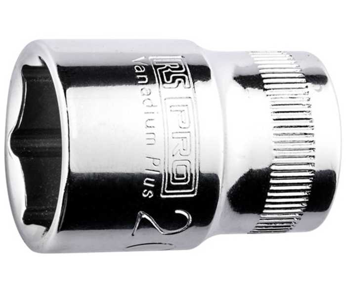 RS PRO 1/2 in Drive 19mm Standard Socket, 6 point, 38 mm Overall Length