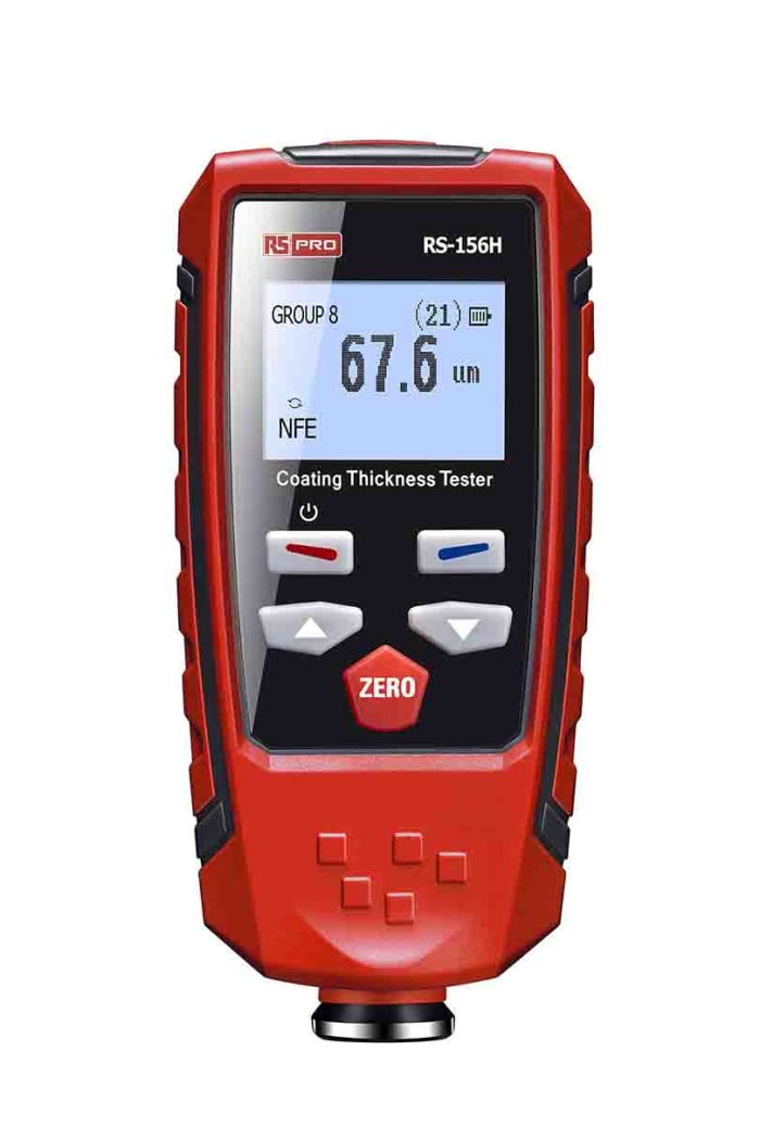 RS PRO RS PRO Thickness Meter, 0.3 (Probe N) mm, 0.5 (Probe F) mm