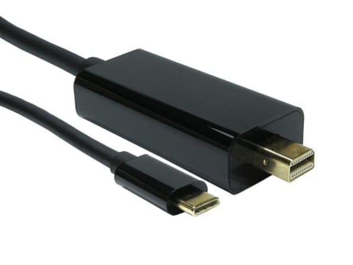RS PRO USB C to Mini DisplayPort Adapter Cable, USB 3.1, 1 Supported Display(s) - up to 4K
