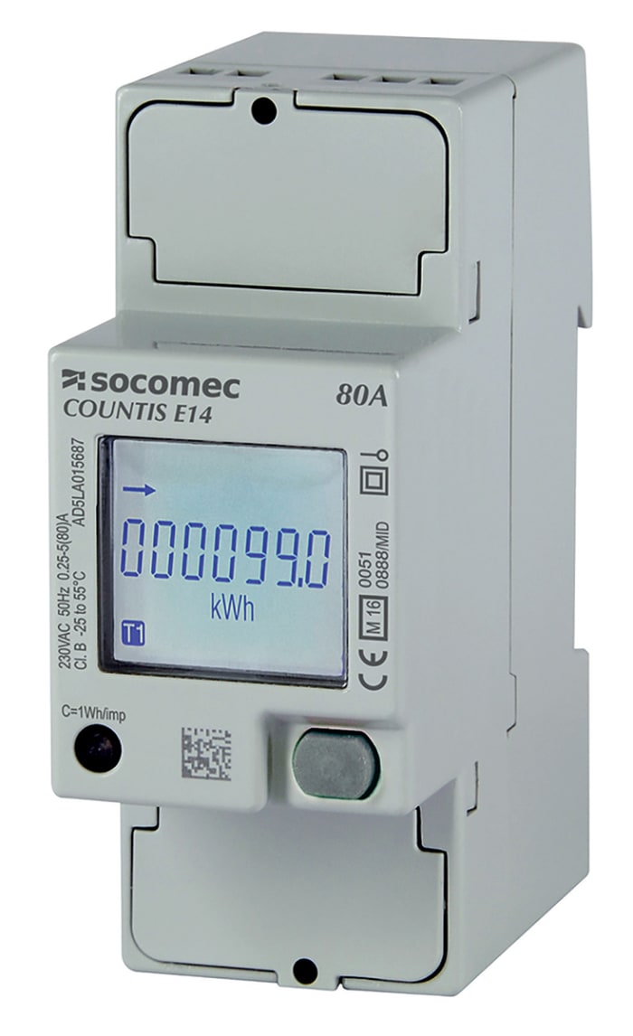 Compteur d'énergie Socomec Countis E11, 1 phase