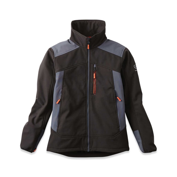 Chaqueta impermeable, Hombre, XXL, Negro, Impermeable