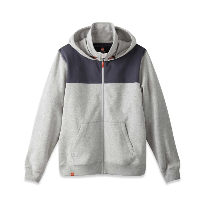 17OCAMPO1413TXXL Parade | Parade OCAMPO Grey Cotton Unisex Zipper