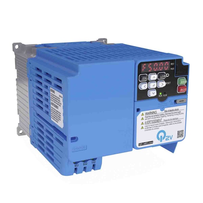 Variador de frecuencia Omron serie Q2V, 4 kW, 400 V ac, 3 fases, 9,4 A, 590Hz, IP20, CANopen, DeviceNet, EtherCAT,